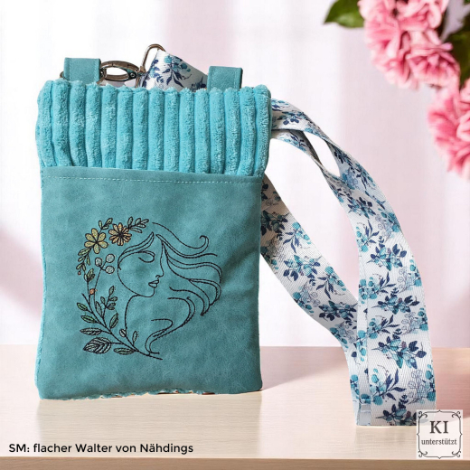 Beauty Set inkl. ITH Taschen | Kosmetik & Make-up Stickdateien | ab 10x10 cm