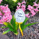 Oster Blumenstecker Stickdateien Set | Eier, Blumen & Hase | ab 10x10 cm