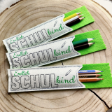 Schule Set 01 inkl. ITH Stickdateien | Schulkind, Einschulung & Abschied | ab 10x10 cm